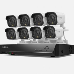 Brand New Uniden Appcam 4KNVR 8 Channel Wired Security System 8 5K IP Cameras
